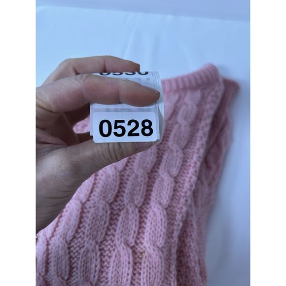 BLARNEY WOOLLEN MILLS - 100% Merino Wool Cable Knit Fisherman Womens Sweater M/L - Picture 8 of 8